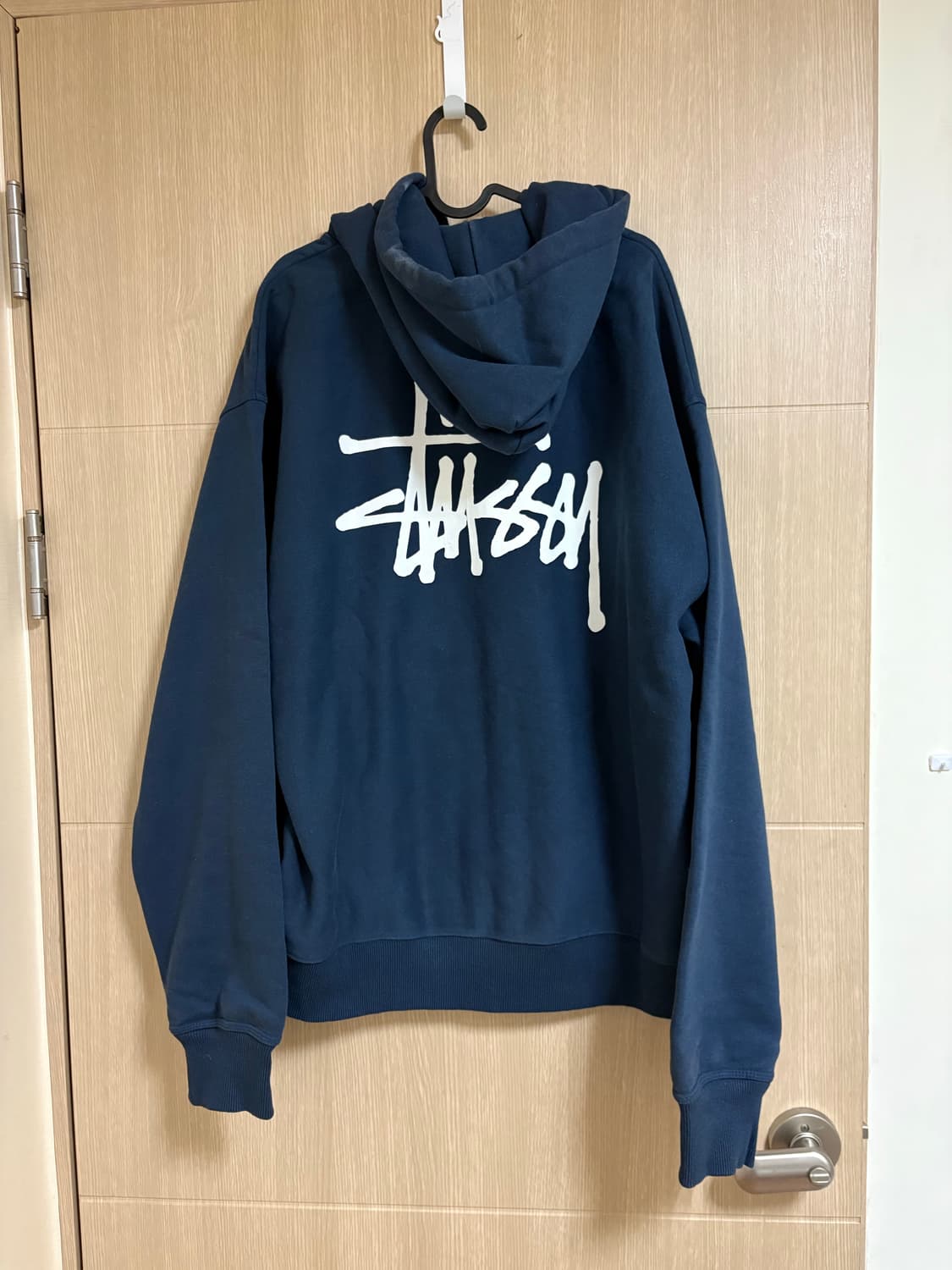 스투시 기본 후드 네이비 XL 상품이미지8