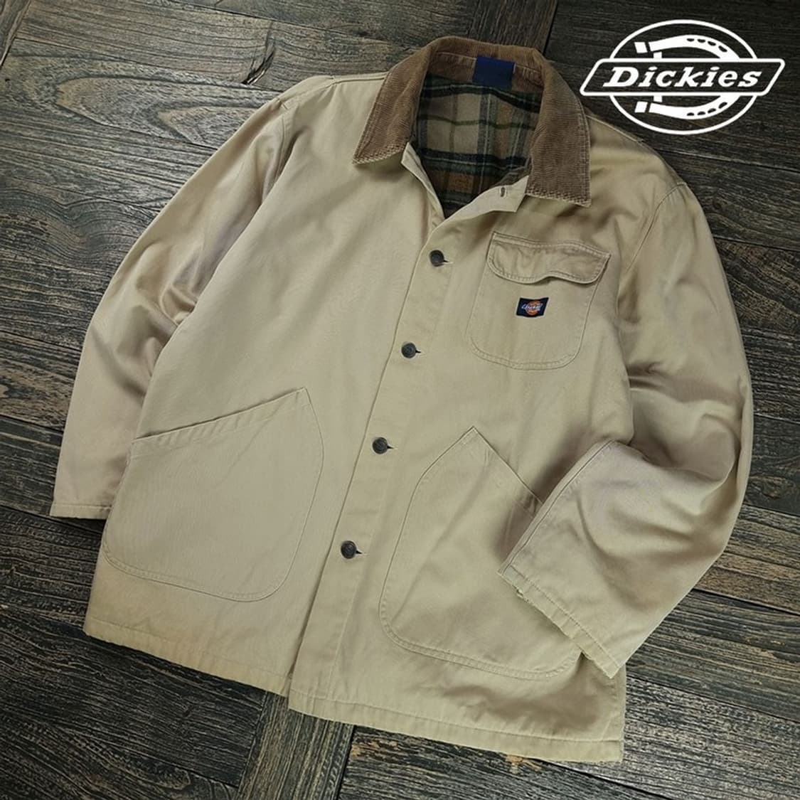 [디키즈] 코듀로이 카라 빈티지 워크 자켓 초어 코트 M20009 상품이미지1