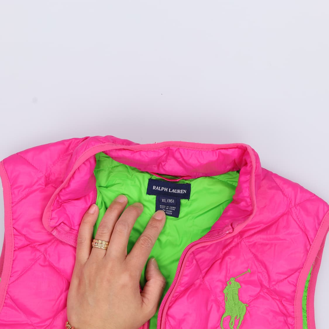 XL 폴로 키즈 빅포니 퀄팅 조끼 0330H1 상품이미지3