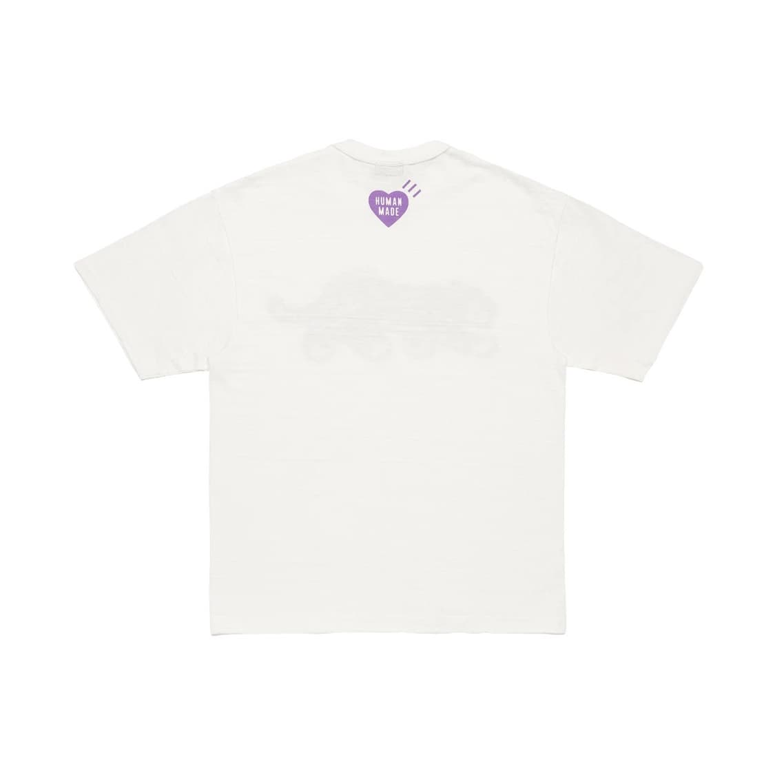 휴먼 메이드 애니멀 그래픽 티셔츠 화이트 - 압구정 스토어 한정 상품이미지2