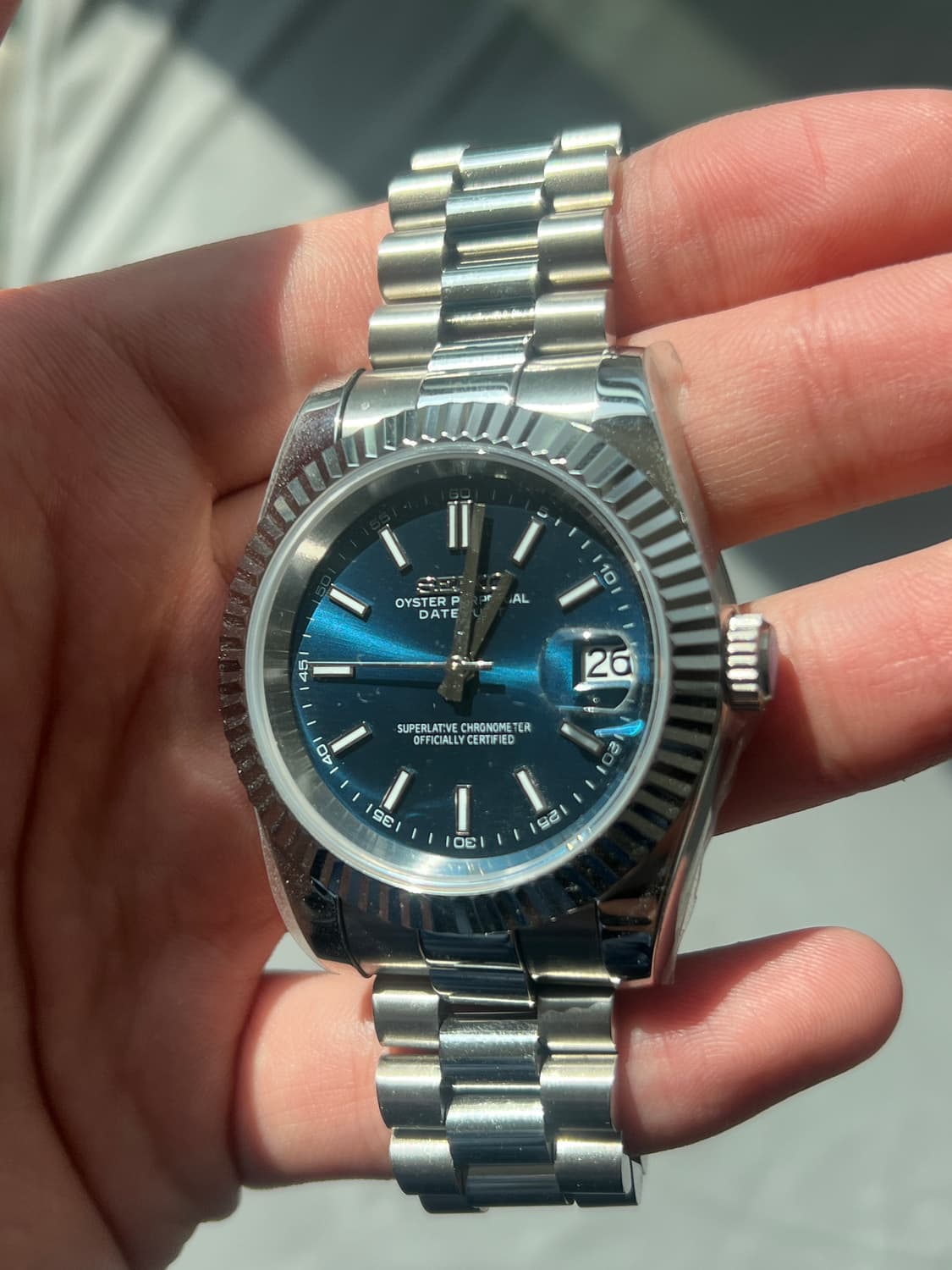 세이코 데이트저스트 커스텀 청판 39 상품이미지6