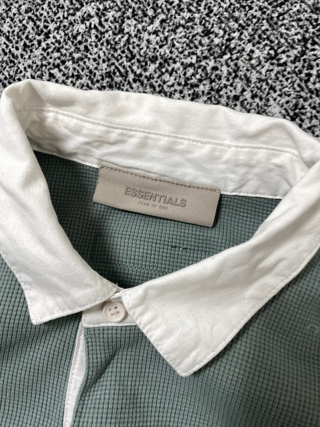 빈티지9. 피어오브갓 에센셜 23SS 와플 헨리 럭비 셔츠 맨투맨 스웻 상품이미지2