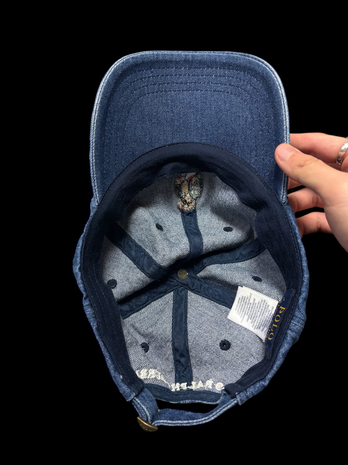 폴로 랄프로렌 정품 폴로 베어 데님 볼캡 상품이미지7