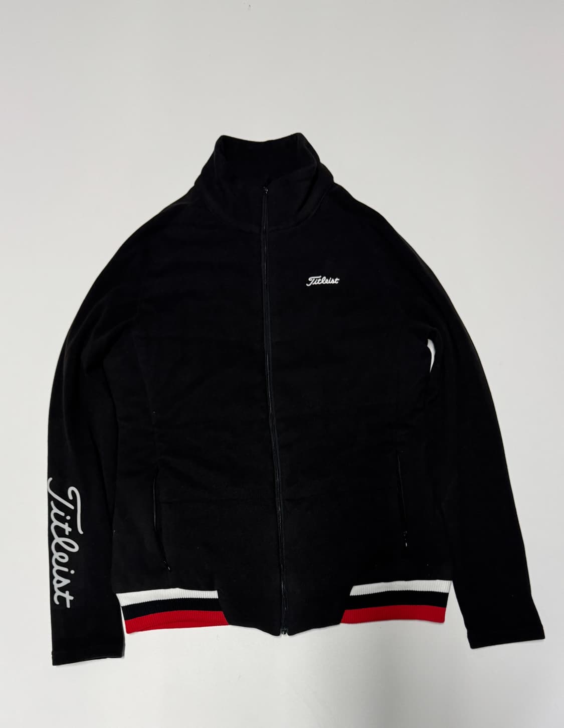 여성 일본 타이틀리스트 골프 플리스 집업 자켓 S 상품이미지1