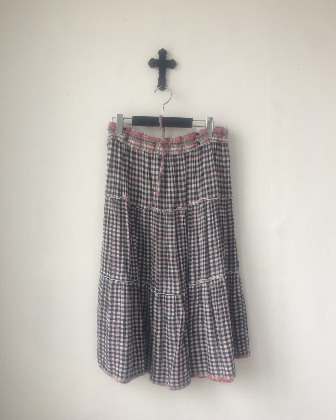 Reversible check pattern skirt 상품이미지5