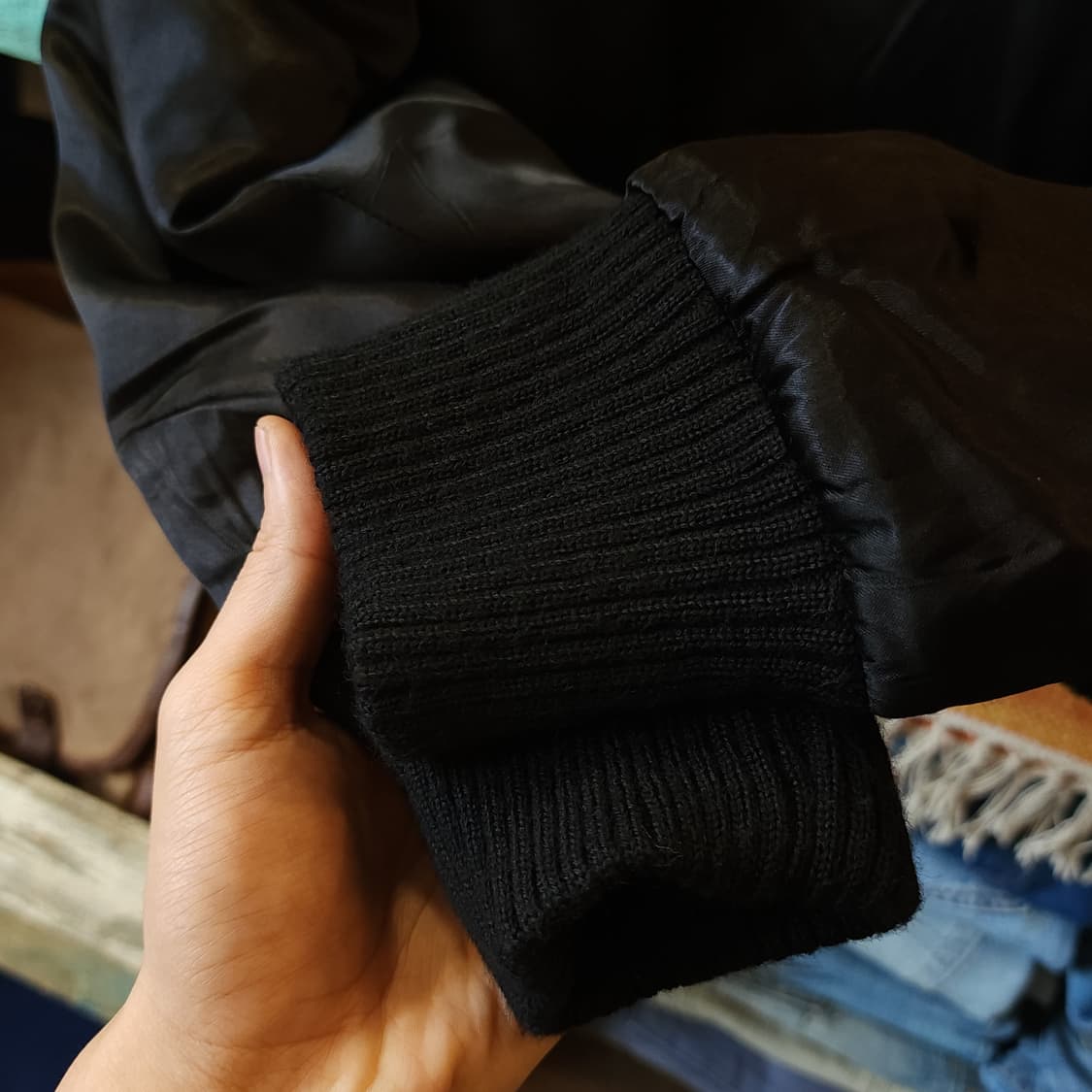 90년대 패브릭 솔리베르스 파워숄더 프렌치 숏자켓 F 상품이미지8