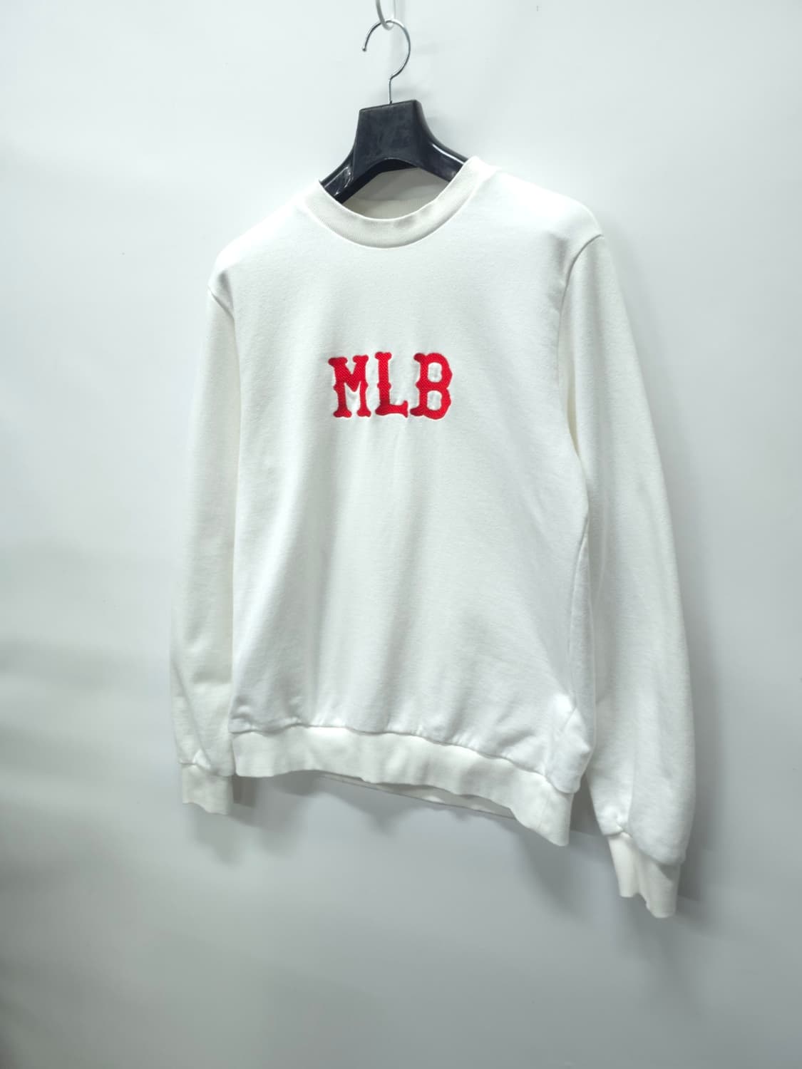 MLB로고 화이트 맨투맨 (남성95) 상품이미지2