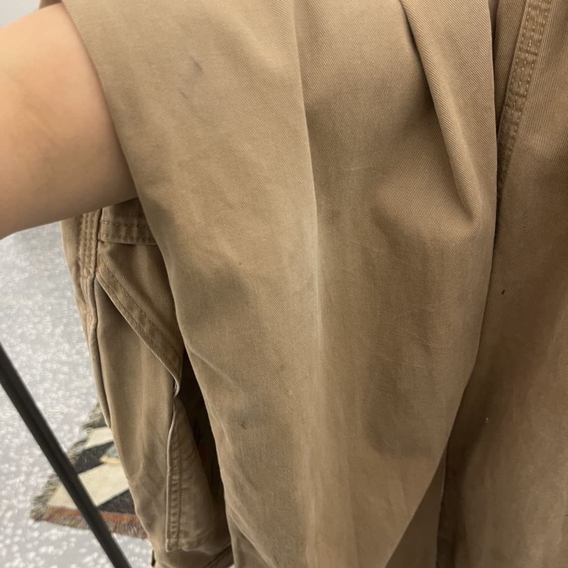 칼하트 캐주얼 디어본 캔버스 싱글니 워크 코튼팬츠 40인치 C12479 상품이미지7