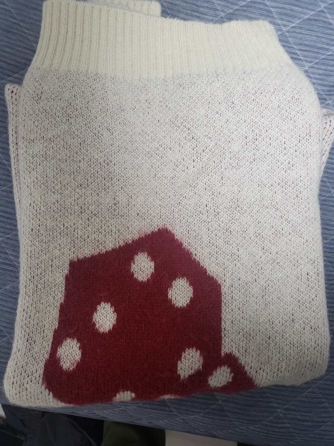 스투시 다이스 모헤어 니트 본 색상 상품이미지6