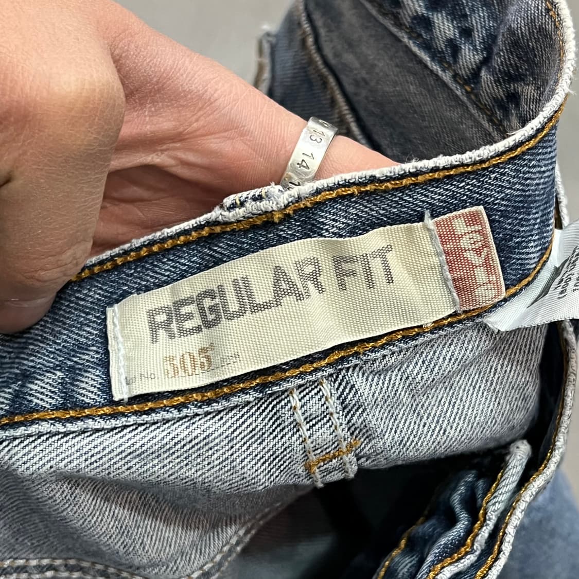  리바이스 505 블랭크탭 데님팬츠 y15244 상품이미지7