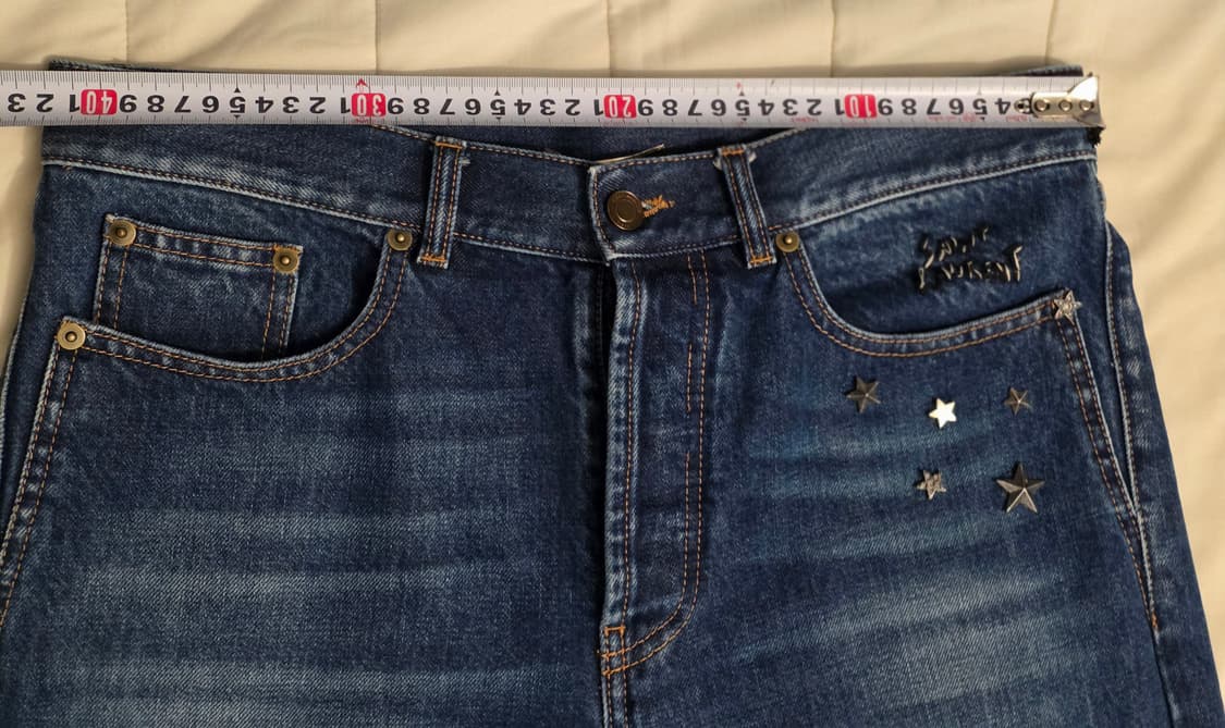 생로랑 별 장식 데님 팬츠 31 상품이미지7