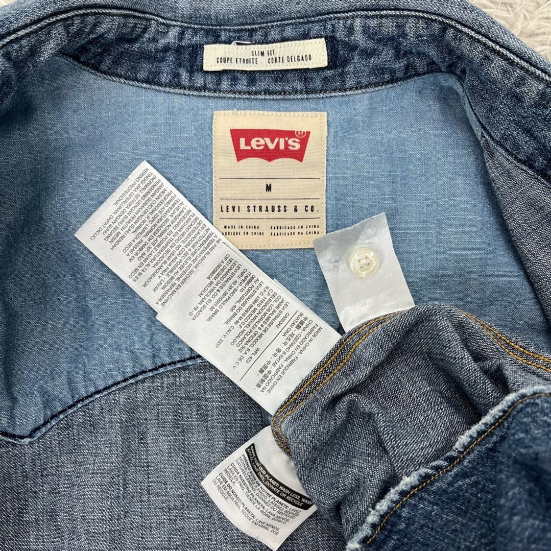 리바이스 웨스턴 데님 셔츠/#3620 상품이미지5