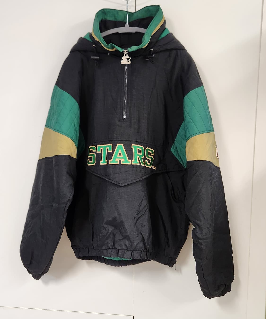 00s 스타터 NHL 댈러스 스타스 바시티 아노락 점퍼 M (95-100 상품이미지1