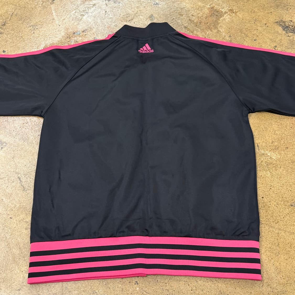 [정품/95] 아디다스 블랙 핑크 삼선 트랙탑 져지 b19 상품이미지4
