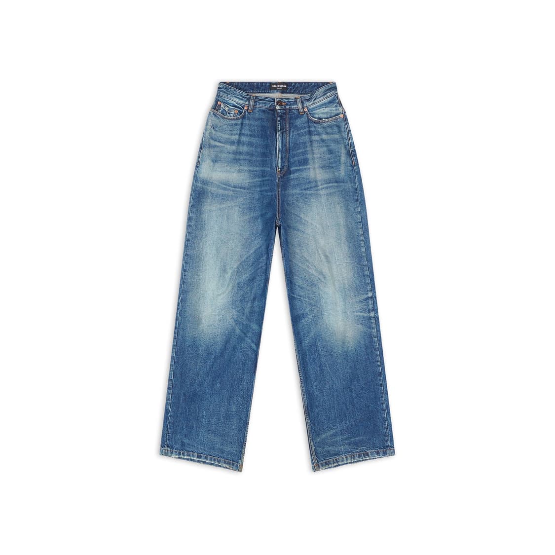 [S] 발렌시아가 풀업 데님 팬츠 중청 상품이미지5