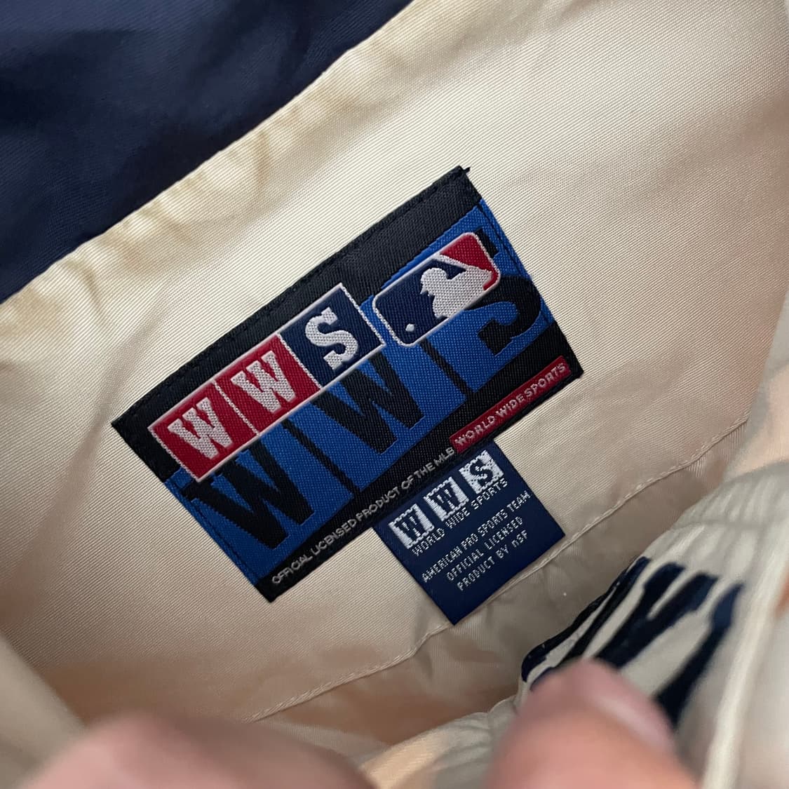 WWS 00s 뉴욕양키스 오버사이즈 후드 바람막이 자켓 상품이미지5