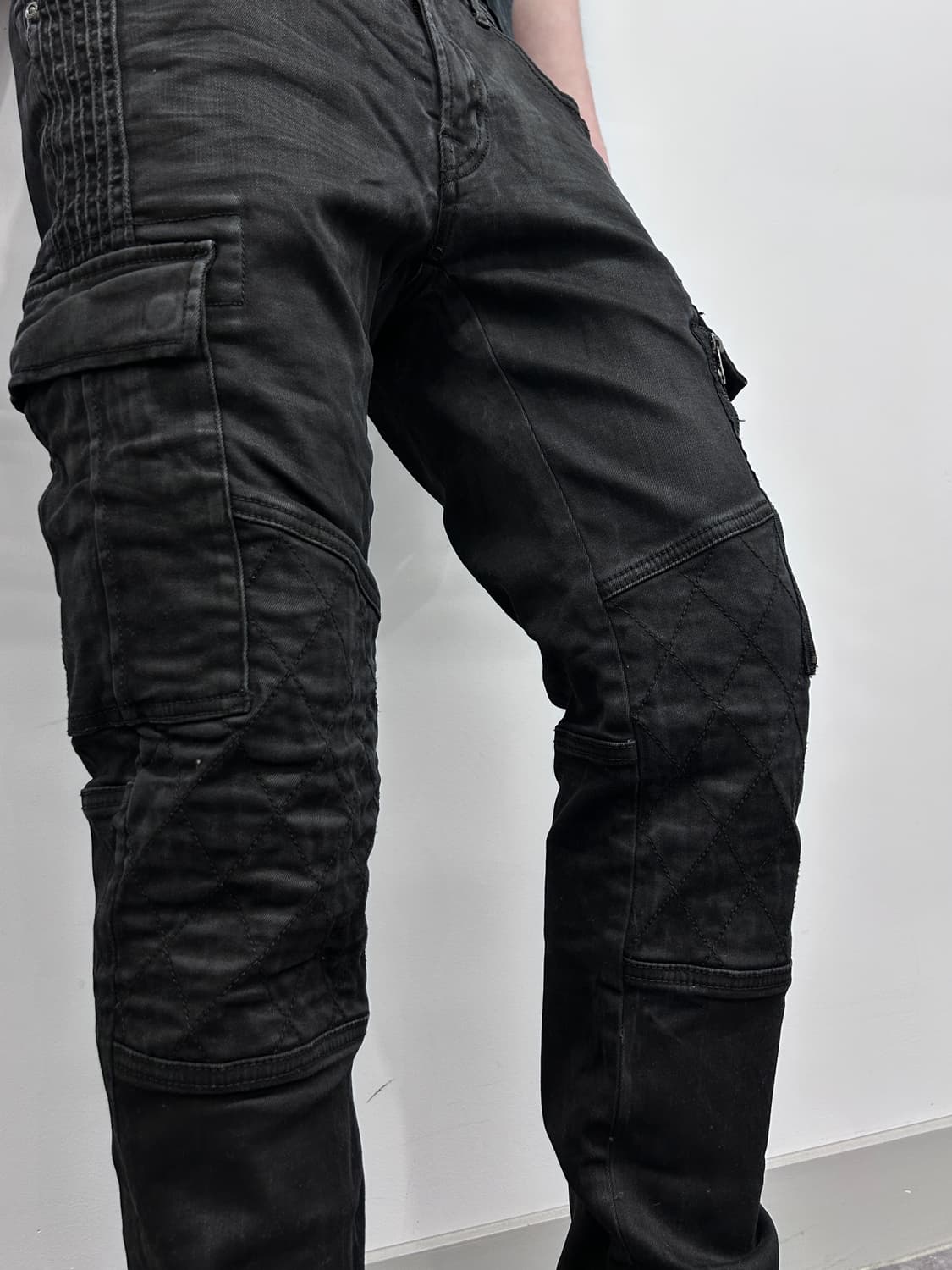 버커루 바이커 빅 포켓 데님 팬츠 상품이미지2