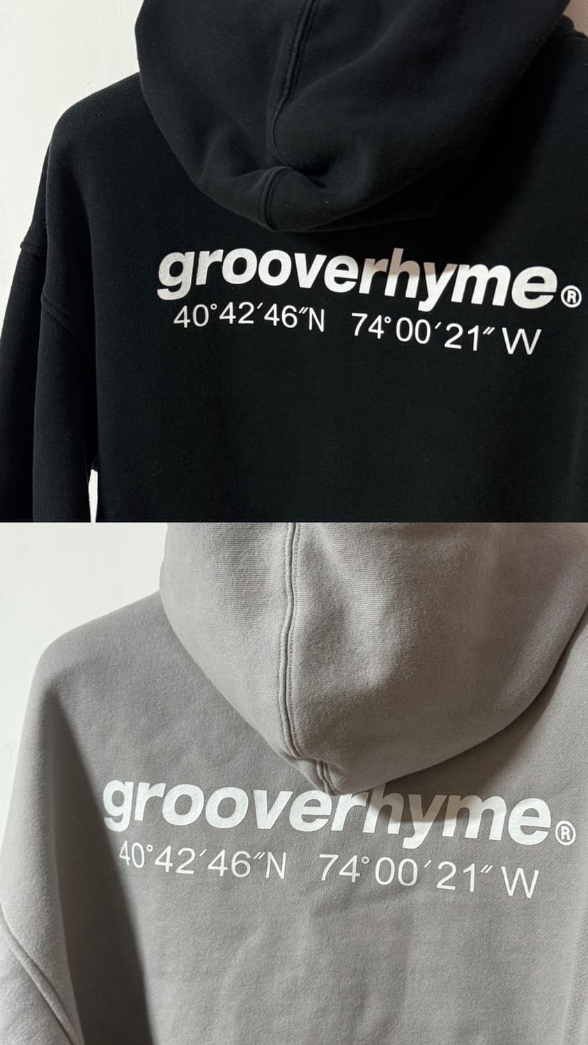 grooverhyme 그루브라임 후드티 set  상품이미지1