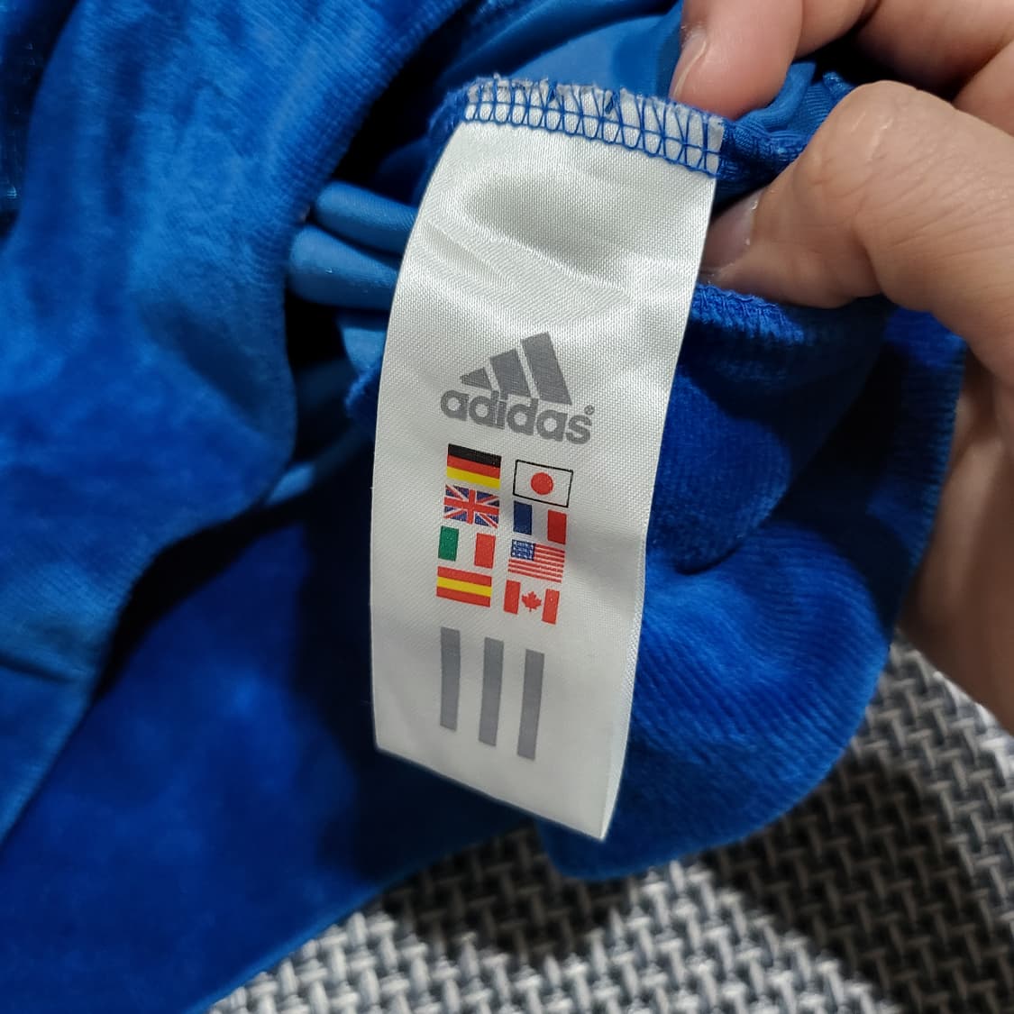 (여성) 아디다스 벨벳 트랙탑 후드 집업 (95) 상품이미지5