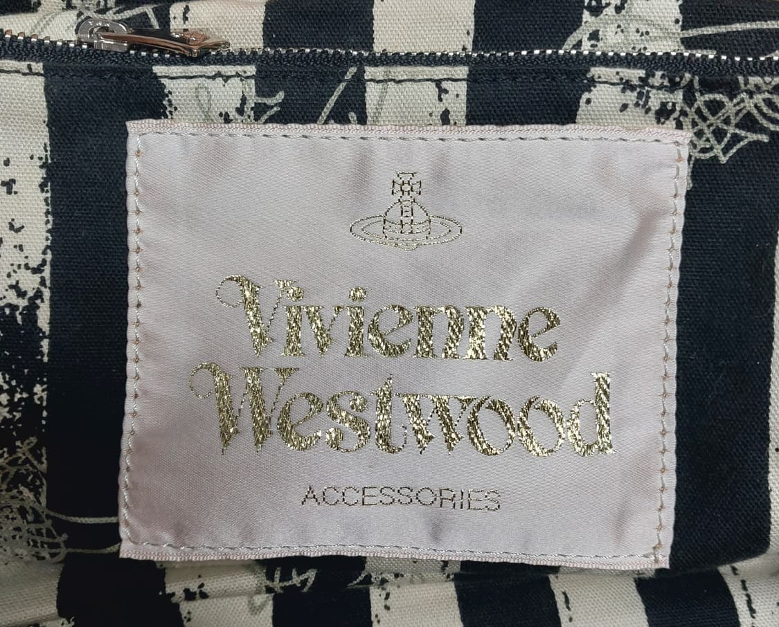 비비안웨스트우드 ORB 캔버스 레더 토트백 (정품) 상품이미지9