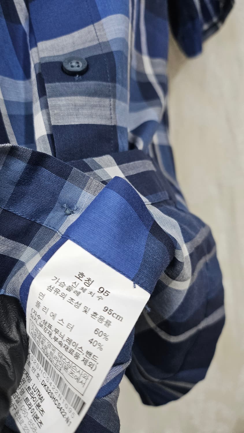 닥스 체크 남방 95 상품이미지6