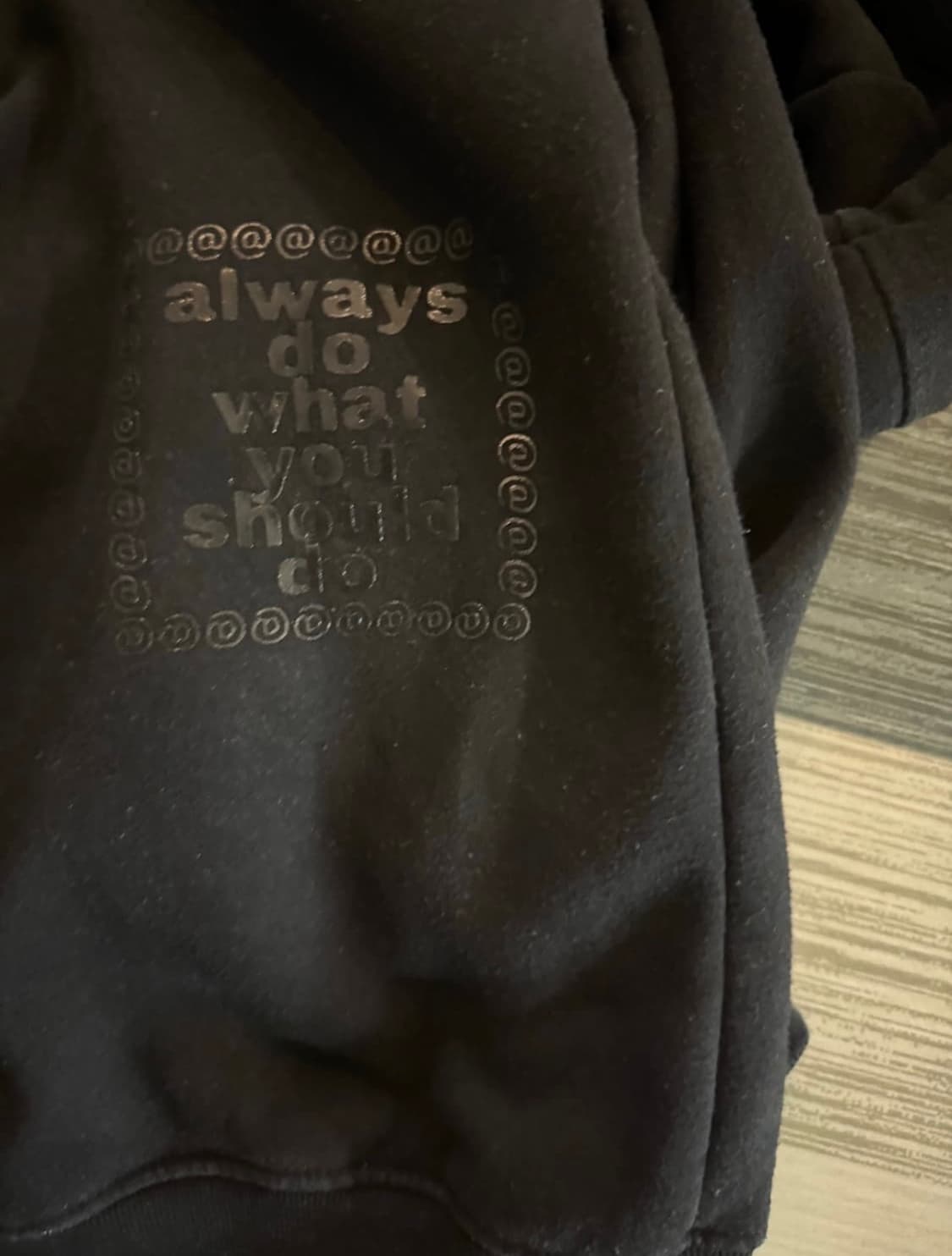 Always do what you should do 후드집업 s 상품이미지3