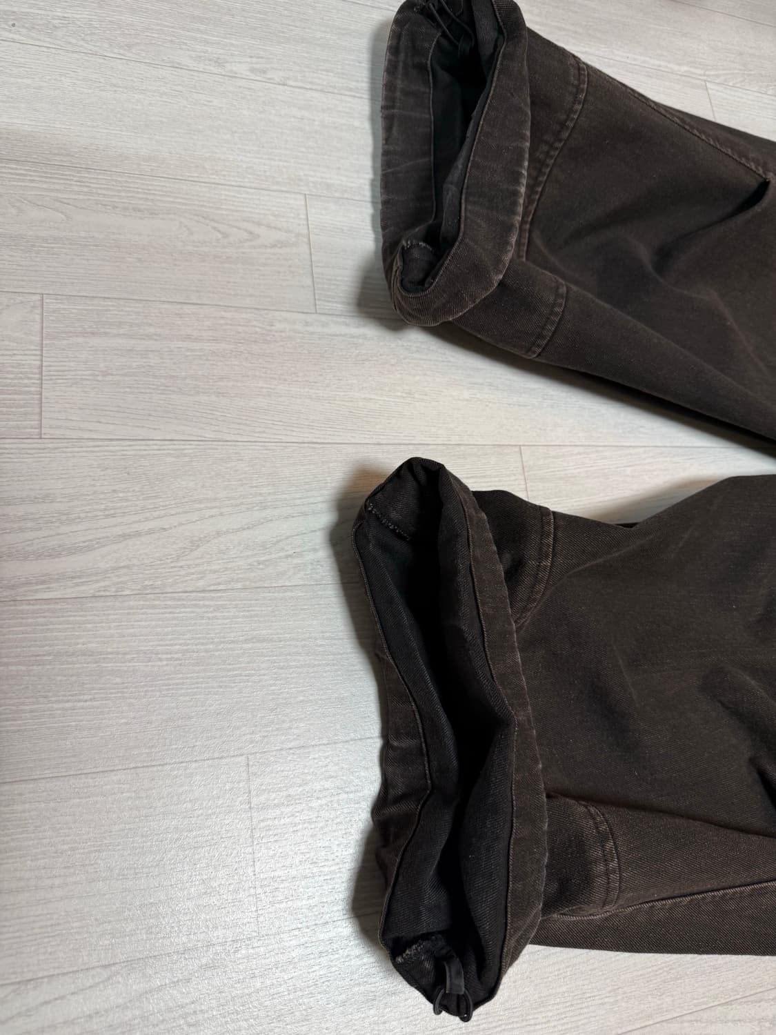 해칭룸 밀팬츠 워시드 블랙 3 상품이미지3