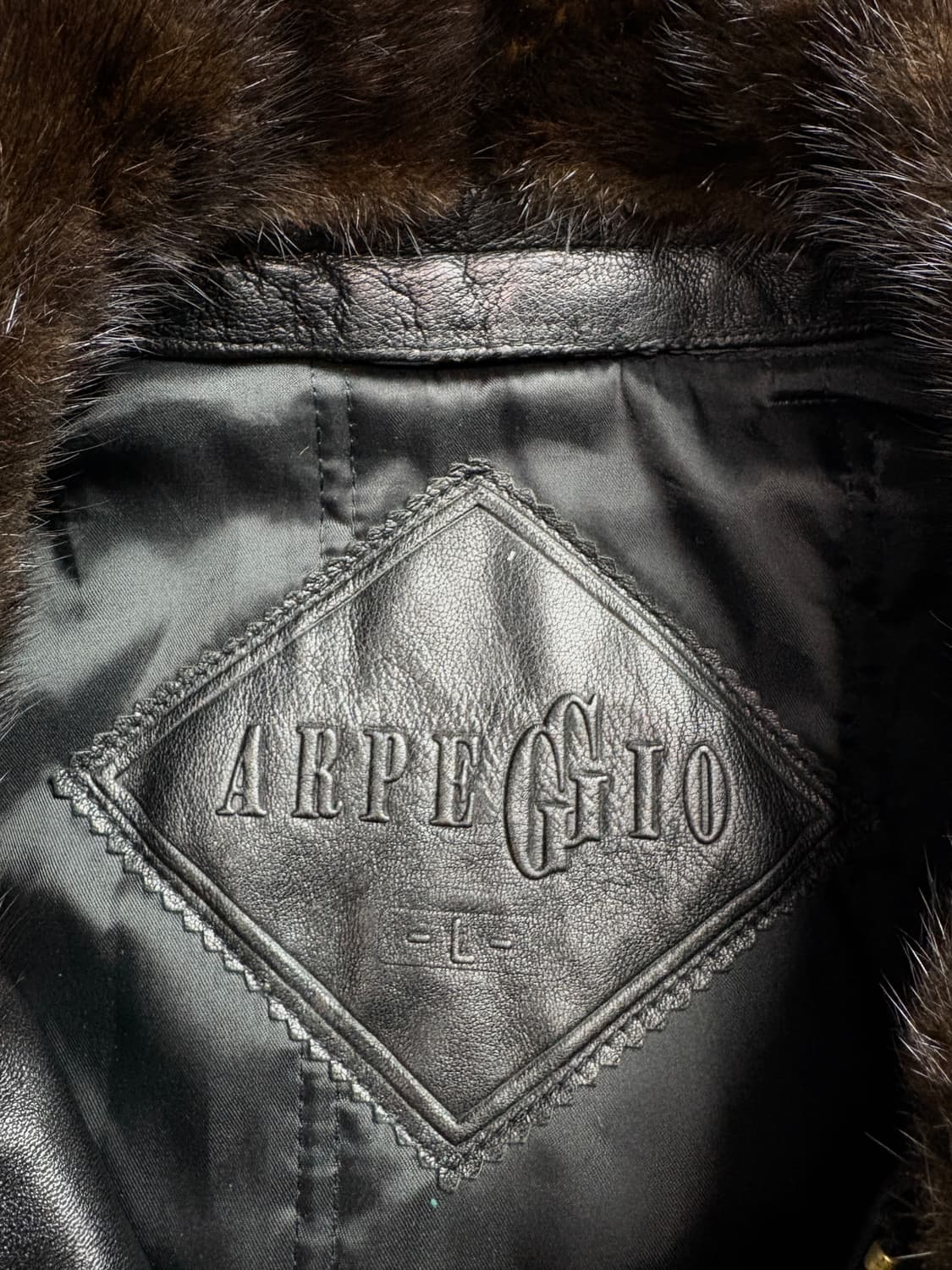 Arpeggio 아카이브 램스킨 무스탕 레더 자켓 2164 상품이미지3