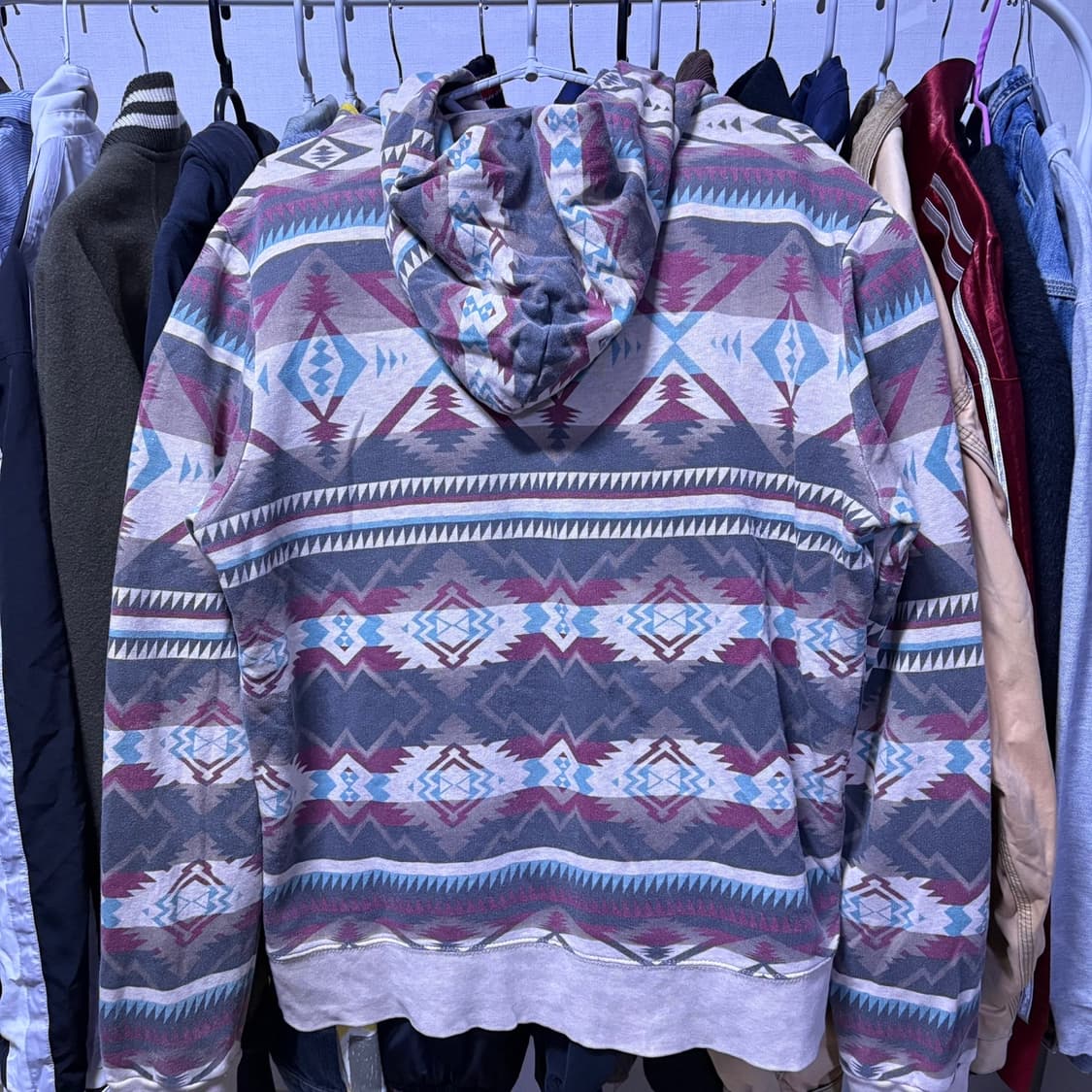 폴로 데님엔서플라이 성조기 후드티 l 상품이미지5