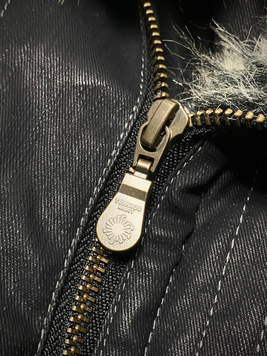 Tornado Mart Waxed Coating Fur Jacket 상품이미지3