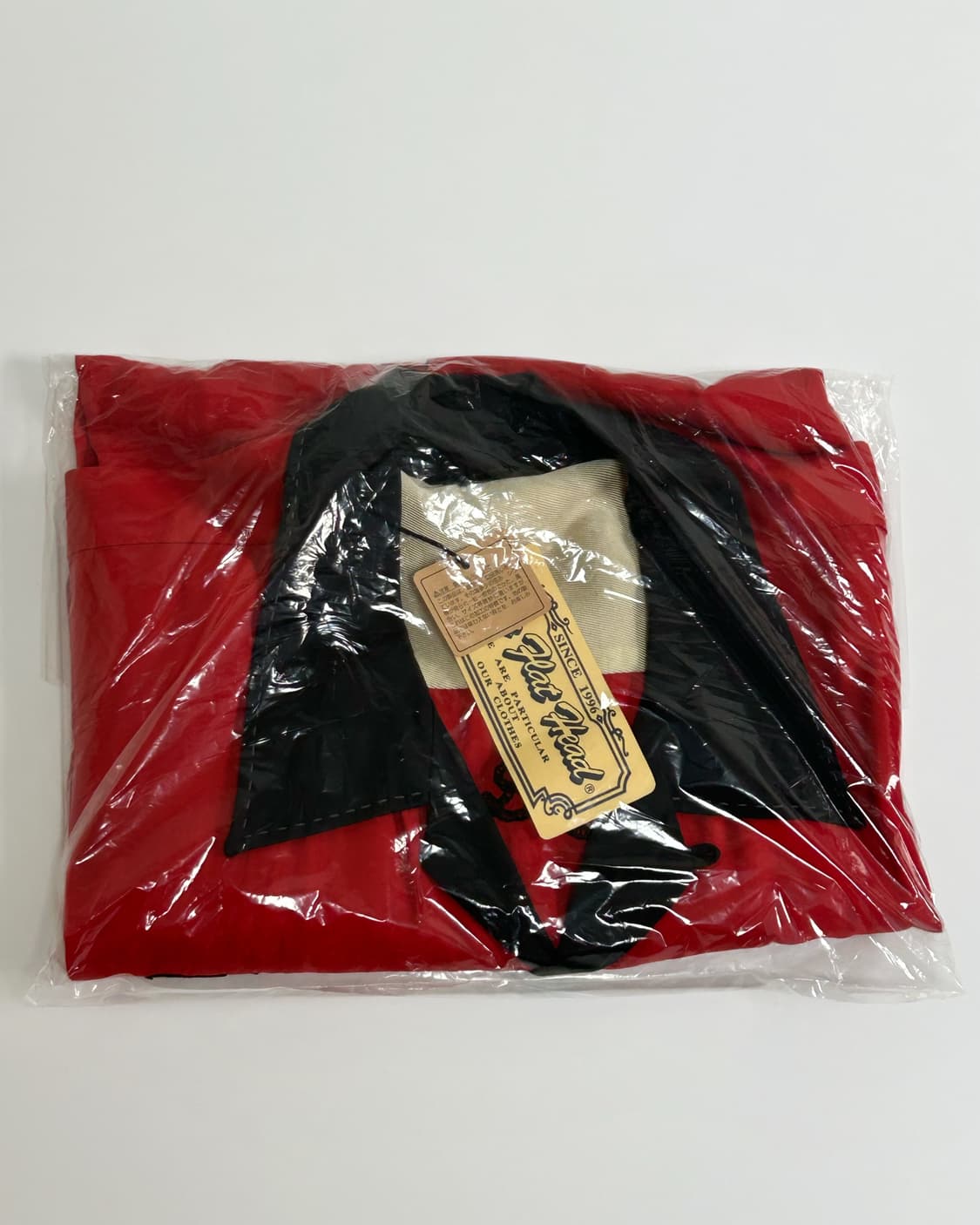 M)더 플랫헤드 레이온 자수 레드 볼링셔츠 새상품 상품이미지9