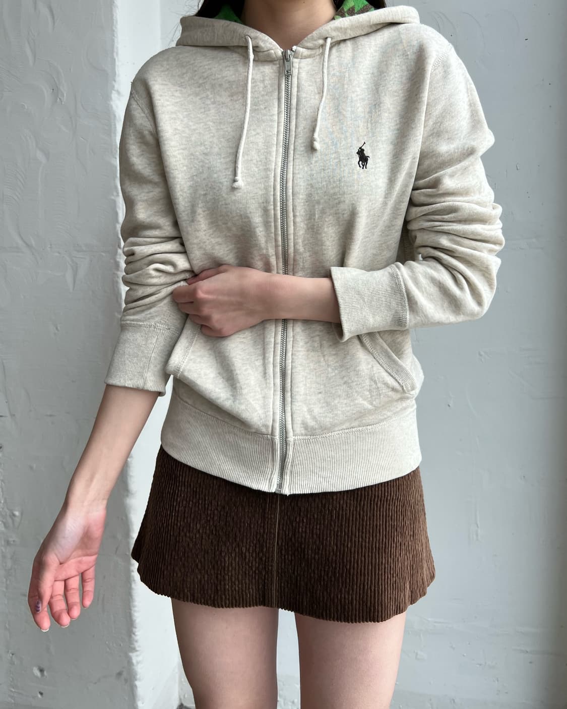 폴로 후드 집업 상품이미지5