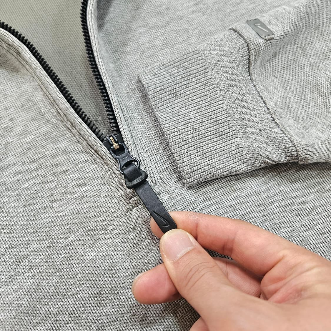 나이키(Nike) 드라이핏 니트 하프집업 XL size(100-105) 상품이미지7