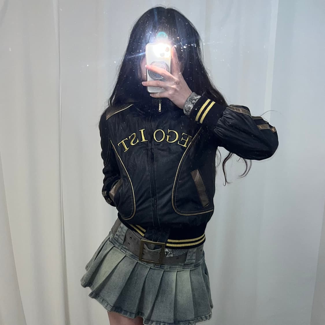 egoist 레더 울프죠 점퍼 상품이미지6