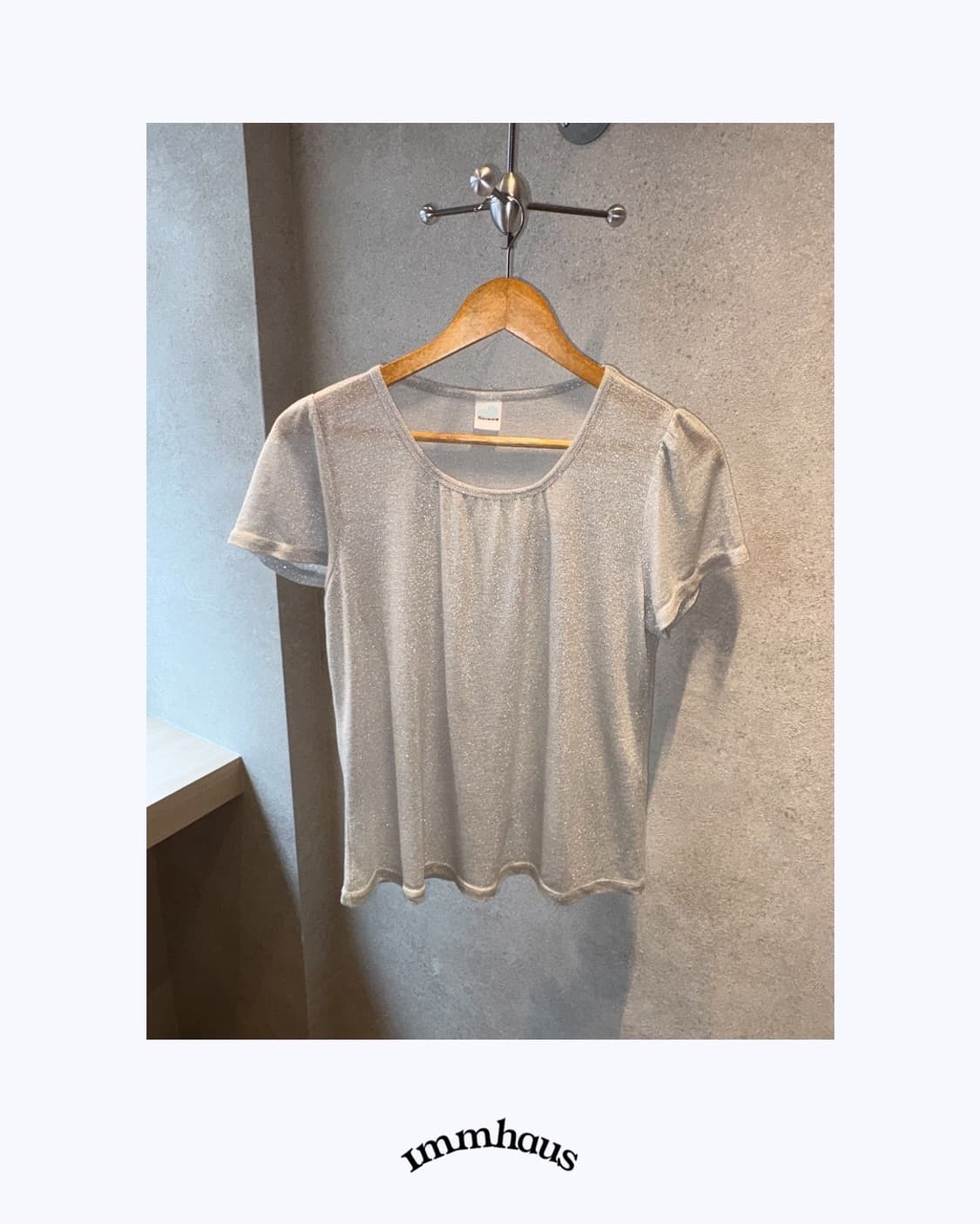 Glitter rayon top 상품이미지1