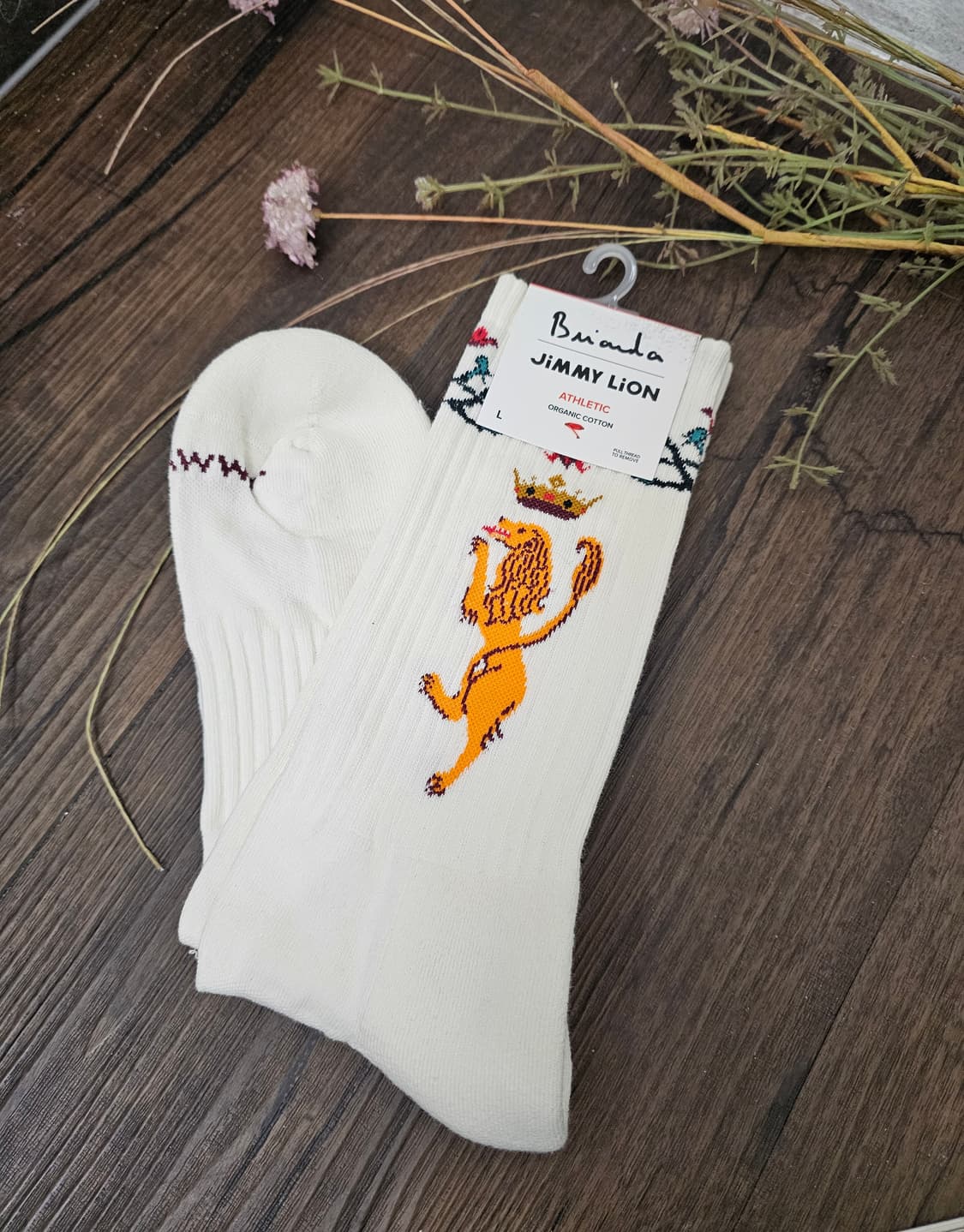 Jimmylion Crown Lion 양말L 상품이미지1