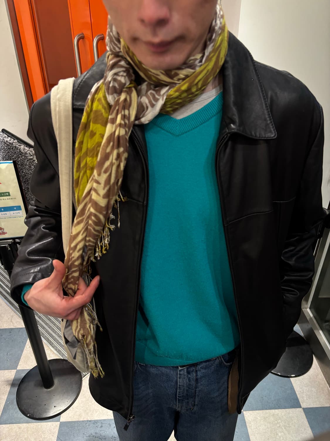 vtg lambskin single jacket 상품이미지3