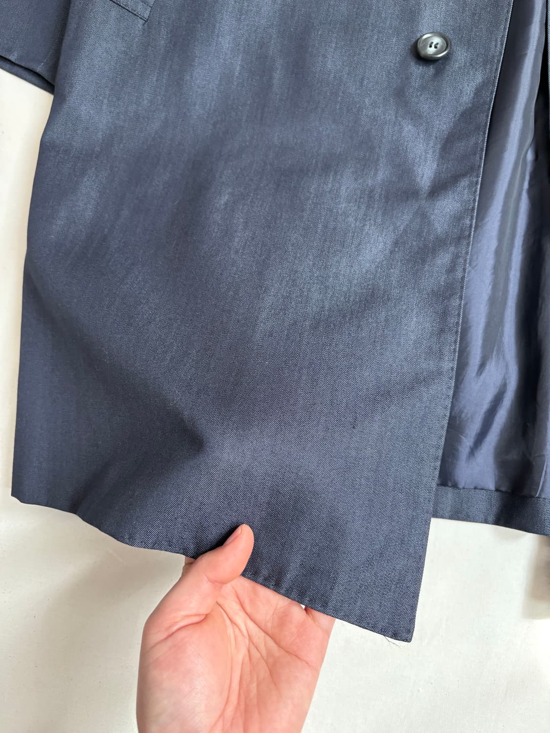 vintage denim trench coat 상품이미지4