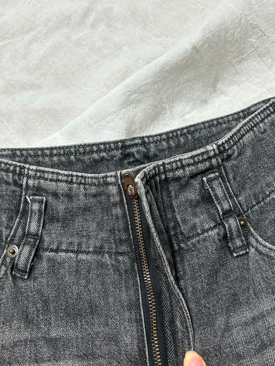 System 흑청 여성 데님 팬츠 상품이미지2