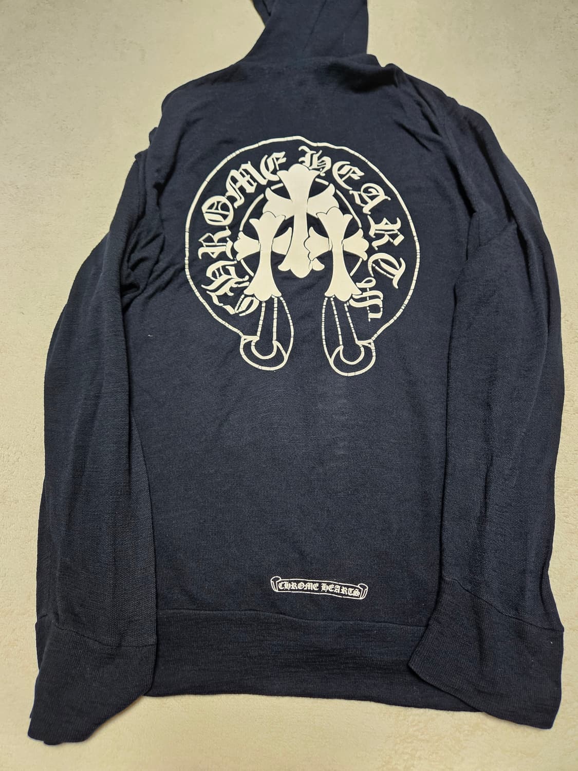 [M] 크롬하츠 홀스슈 세메터리 니트집업 상품이미지1