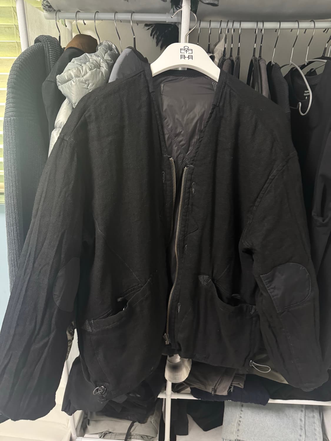 폴리테루 린넨 라이너 롬버스 차콜 2사이즈 상품이미지2