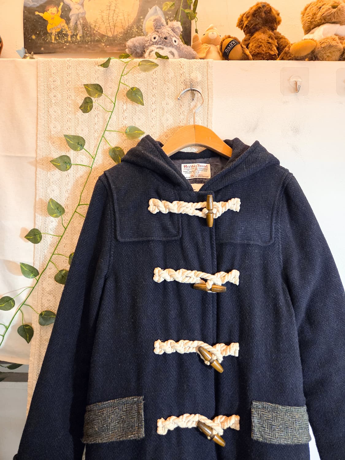 Harris tweed 더플 코트 상품이미지2