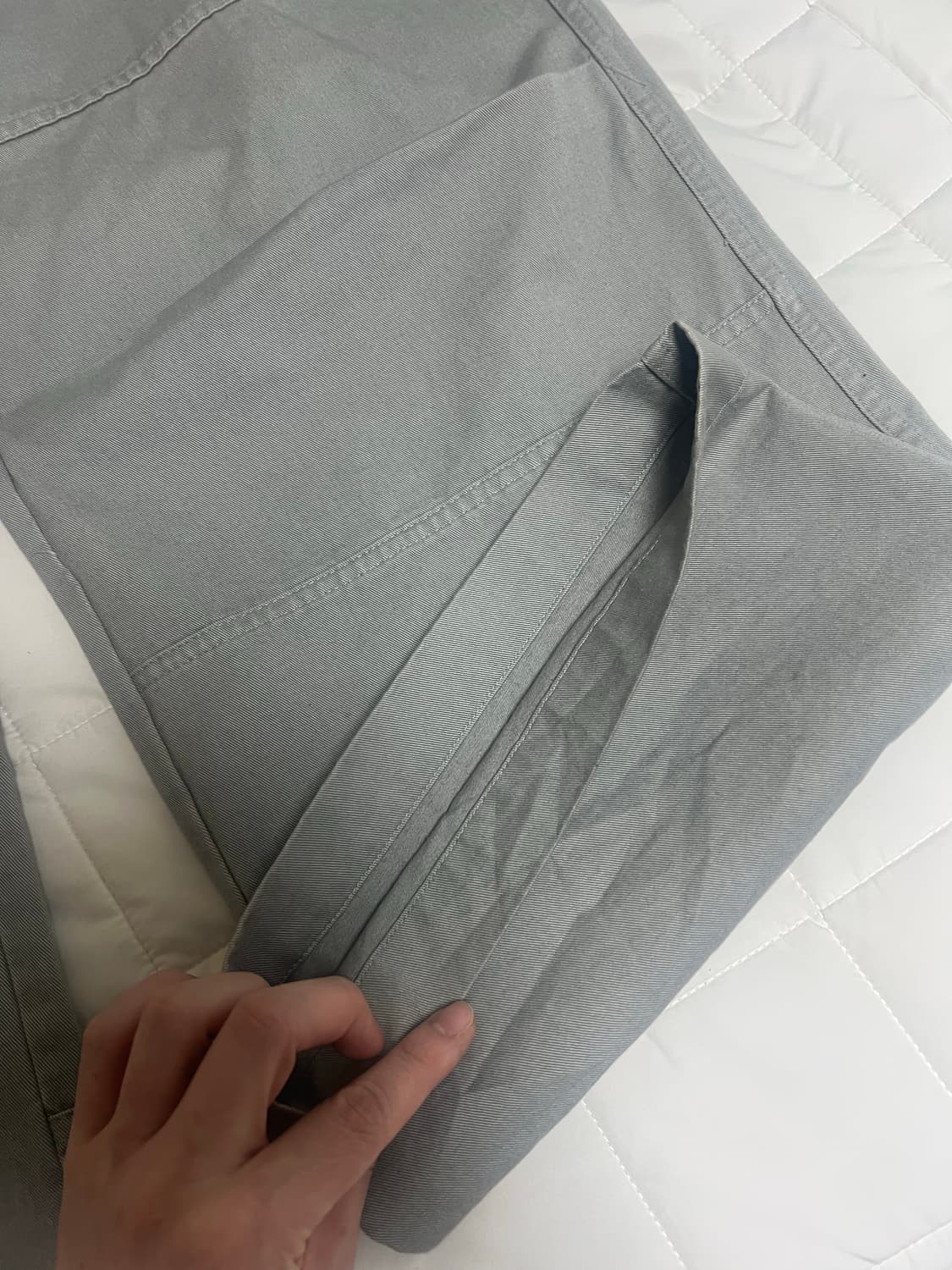 다이브인 베른 워시드 팬츠 (라이트 올리브 색상) 1사이즈 상품이미지7