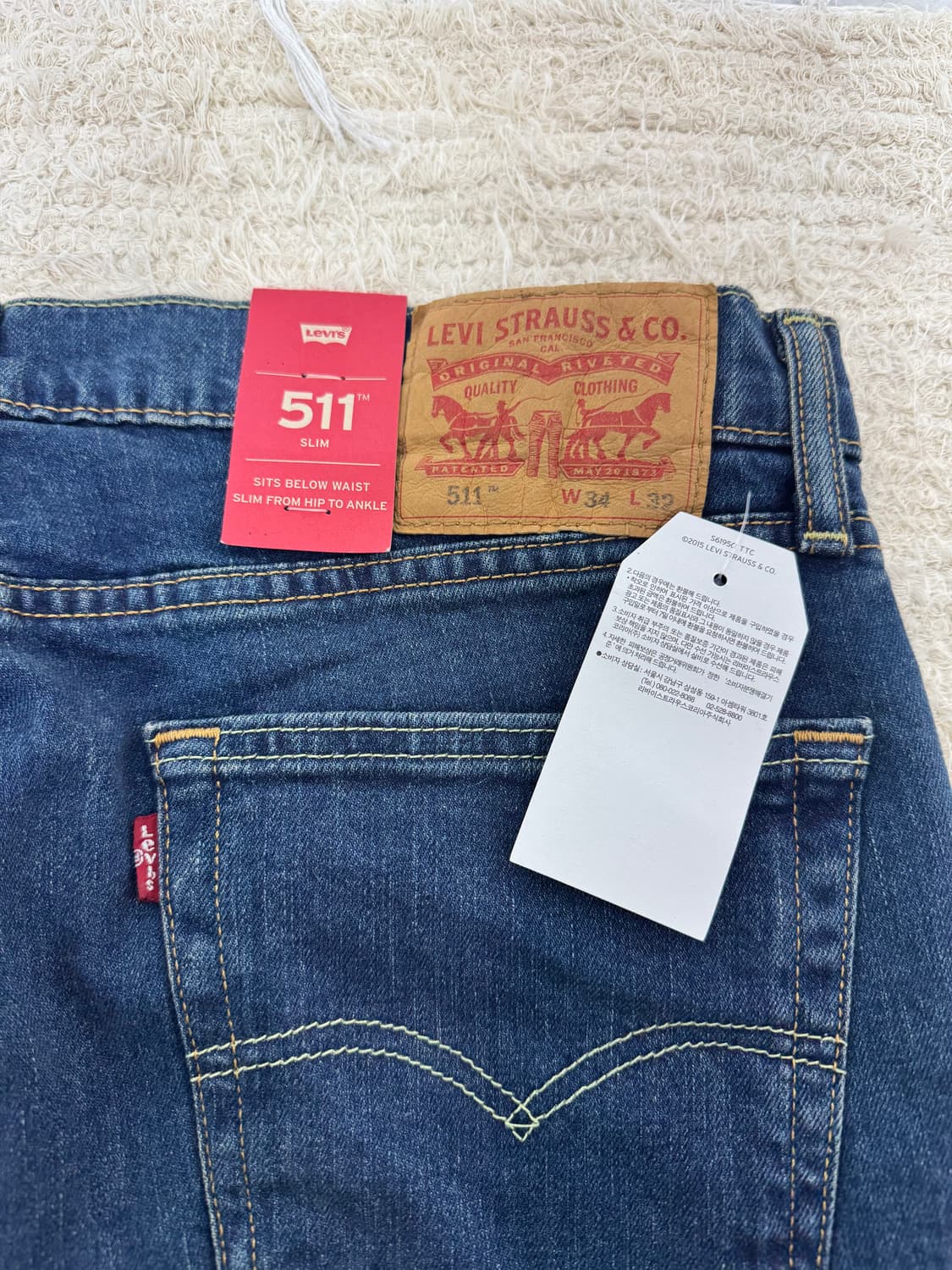 •Levi’s 511 슬림핏 34X32 상품이미지4