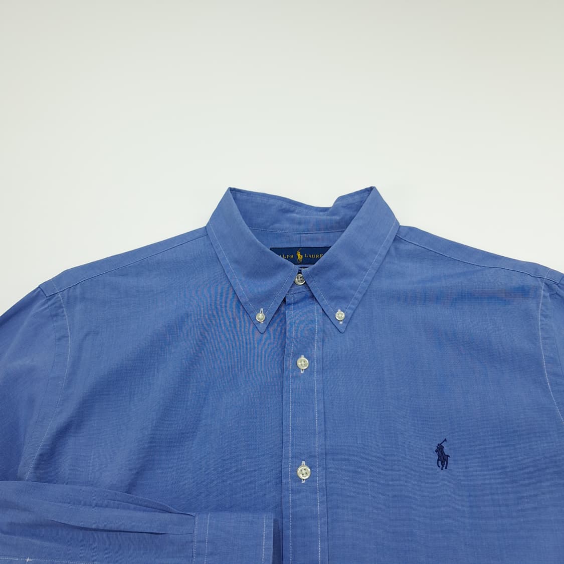 CN835 XL 폴로 랄프로렌 블루 긴팔 셔츠 남방 상품이미지3