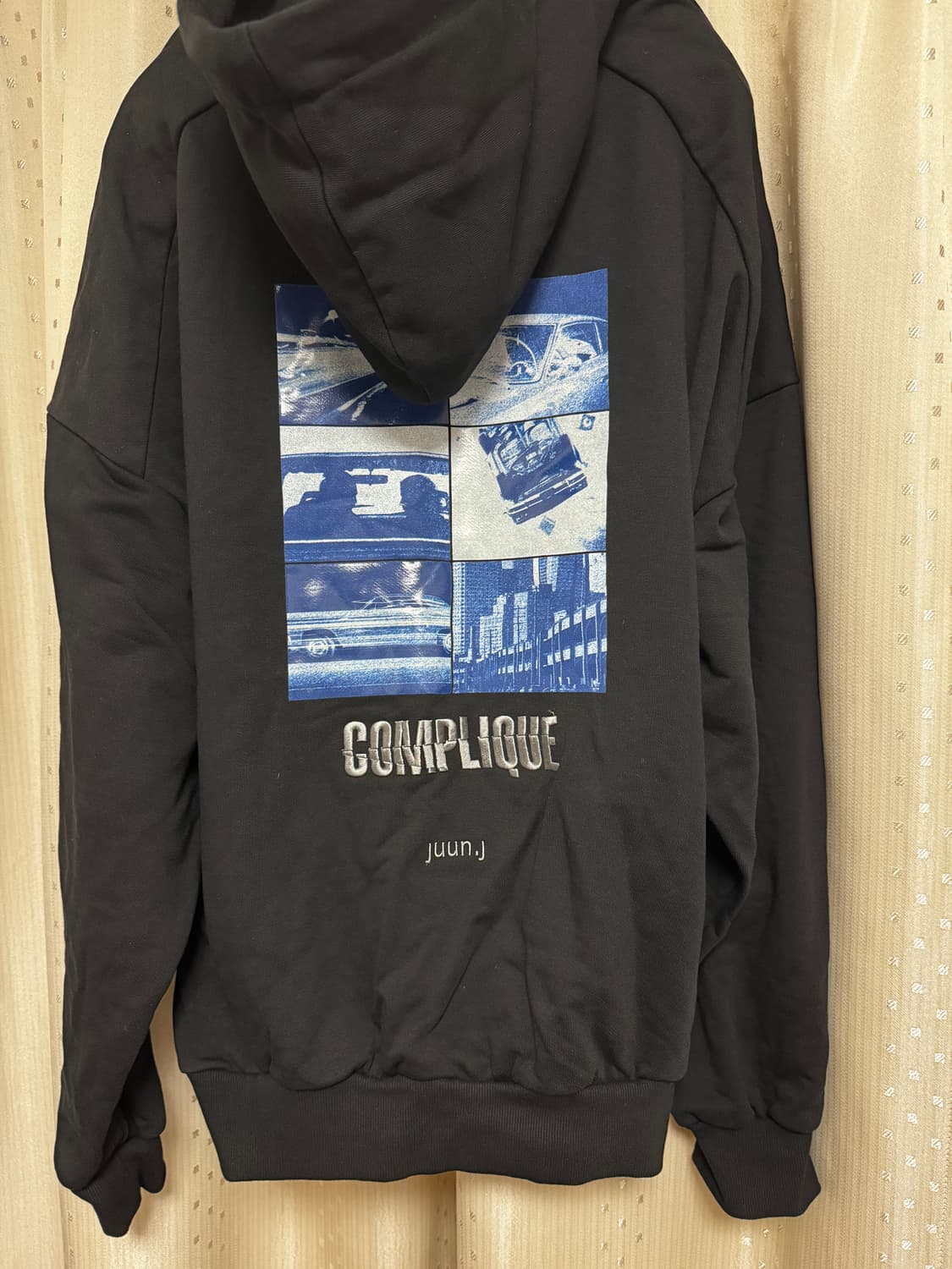 준지 후드티 블랙 M사이즈 상품이미지3