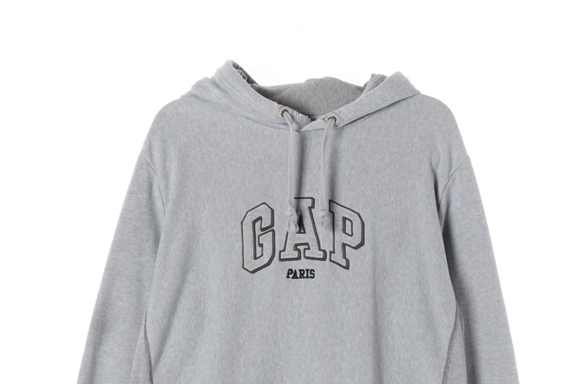 GAP 배색 후드티 L 상품이미지3