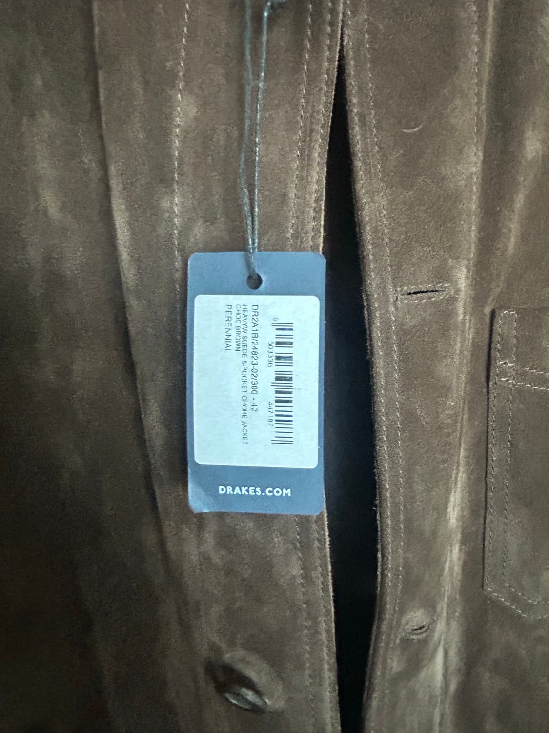 드레익스 25fw 스웨이드 초어자켓 42사이즈 상품이미지4