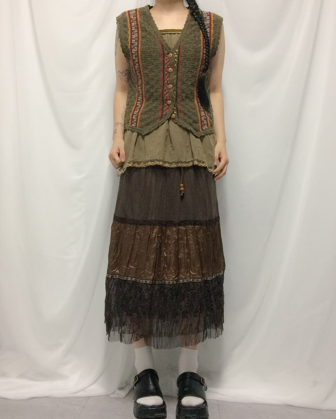 knitted vest 상품이미지1