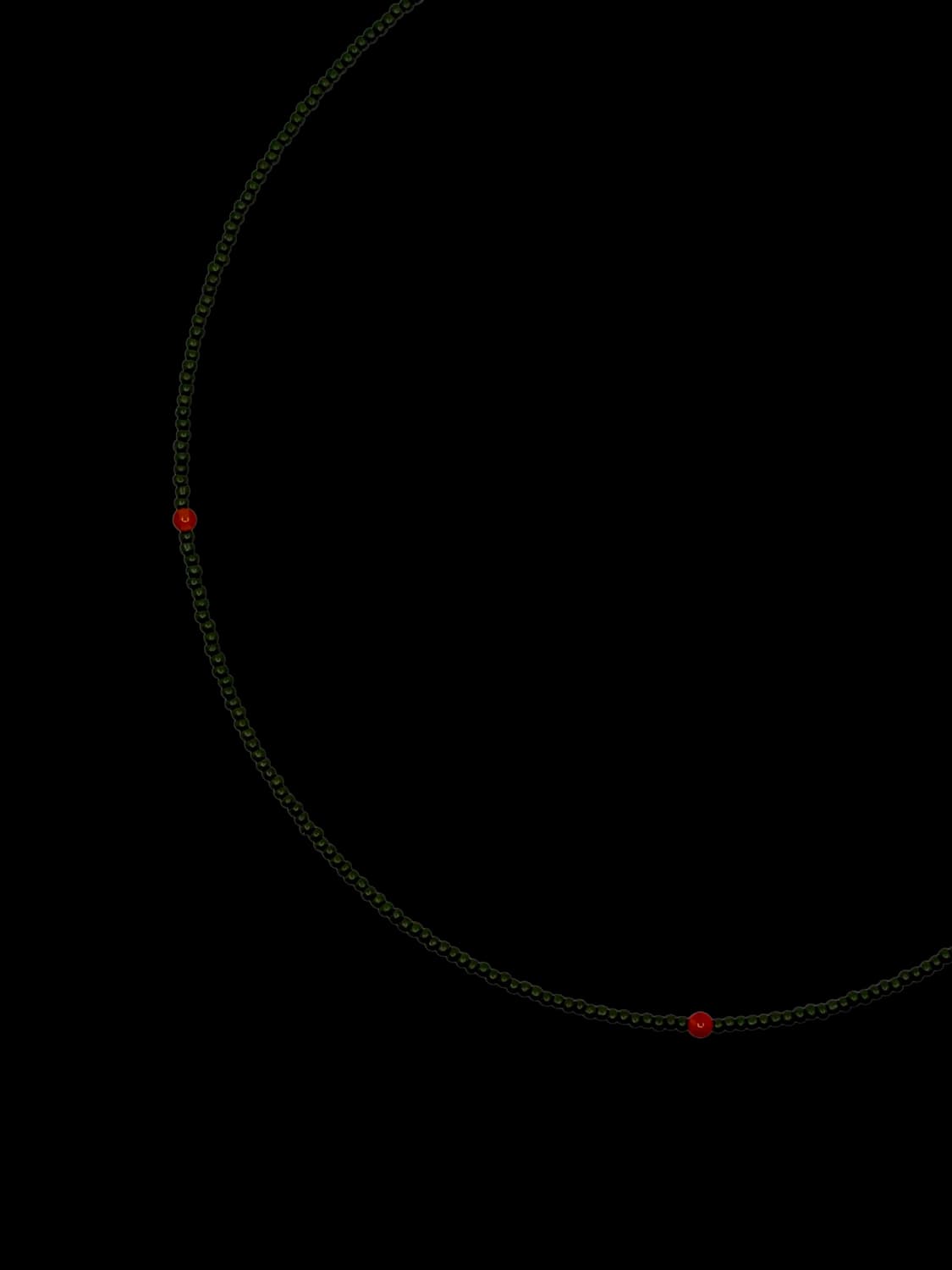 Green pulse necklace 상품이미지1